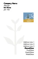 Seeds of the Future Full Colour Business Cards