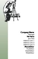Surveyor Full Colour Business Cards