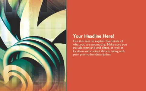 Industrial Spin Full Colour Oversized Postcards
