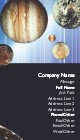 Planets Galore Full Colour Magnetic Business Cards