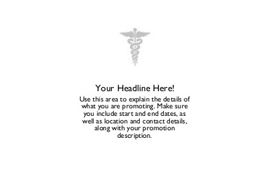 Mark of Medicine Full Colour Standard Sized Postcards