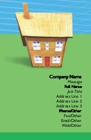 Single Family Home Full Colour Business Cards