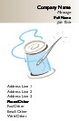 Needle and Thread Full Colour Magnetic Business Cards