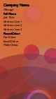 Outer Dimensions Full Colour Business Cards