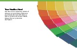 Paint Colours Full Colour Oversized Postcards