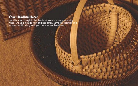 Hand Woven Full Colour Oversized Postcards