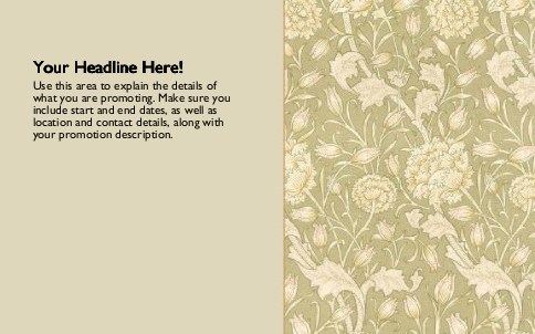 Old Fashioned Posies Full Colour Oversized Postcards