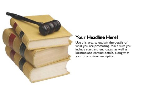 Books and Gavel Full Colour Oversized Postcards