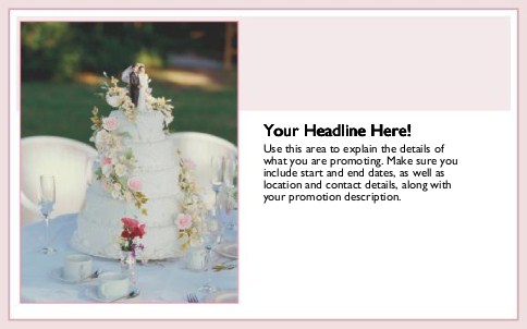 Icing on the Cake Full Colour Oversized Postcards