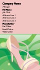 Strappy Sandal Full Colour Business Cards