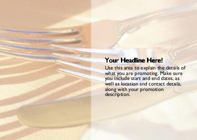 Dinner and Salad Forks Full Colour Standard Sized Postcards