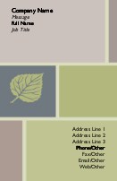 Leafy Corner Full Colour Business Cards
