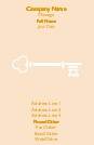 Antique Skeleton Key Full Colour Business Cards