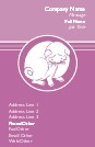 Year of the Cat Full Colour Business Cards
