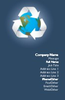 Recycled Design around World Full Colour Business Cards