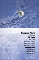 Satellite Over Earth Recycled Business Cards