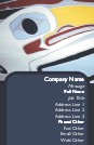 Abstract Shapes Full Colour Business Cards
