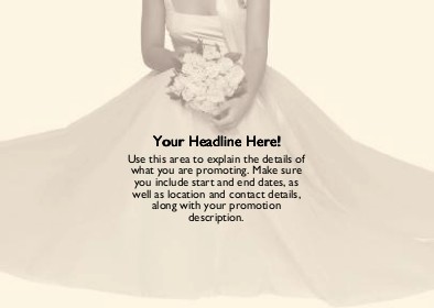 Bride with Bouquet Full Colour Standard Sized Postcards