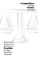 Final Justice Recycled Business Cards