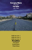 Highway in the Desert Full Colour Business Cards