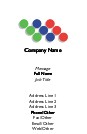 Lean on Me Recycled Business Cards