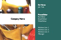 Large Tool Belt Full Colour Business Cards