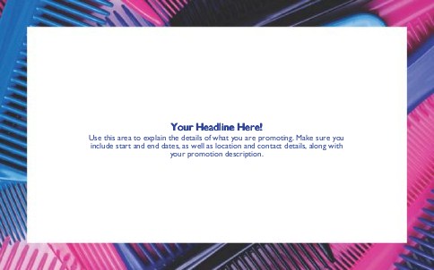 Cut n Curl Full Colour Oversized Postcards