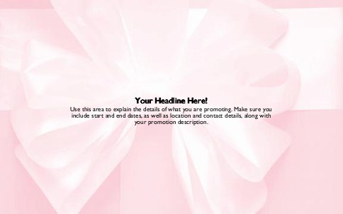 Wedding Gift with Satin Bow Full Colour Oversized Postcards