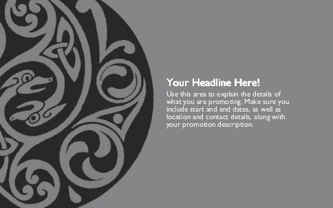 Celtic Black and Grey Full Colour Oversized Postcards