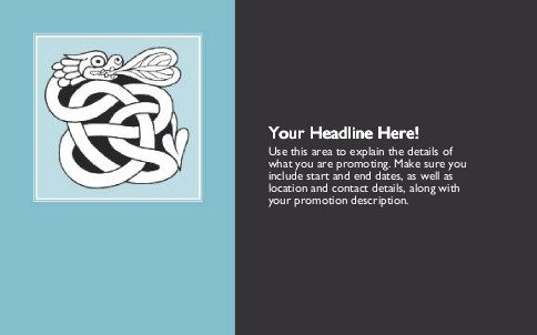 Coiled Creature Full Colour Oversized Postcards