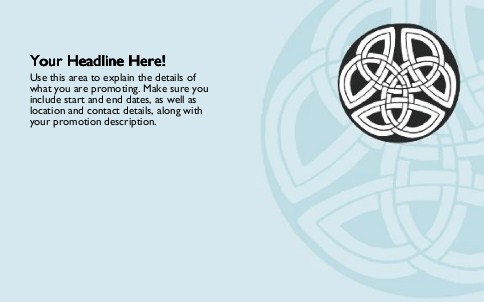 Knot by Knot Full Colour Oversized Postcards