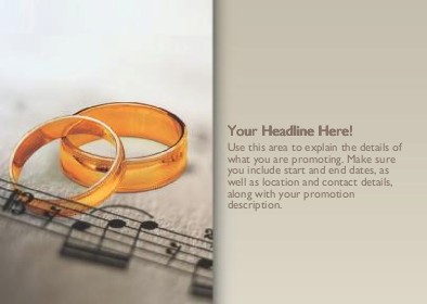 Romantic Music Full Colour Standard Sized Postcards