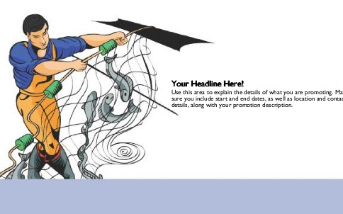 Fisherman With Net Full Colour Oversized Postcards