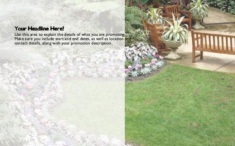 Garden Park Full Colour Oversized Postcards