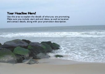 Ocean Waves and Rocks Full Colour Standard Sized Postcards