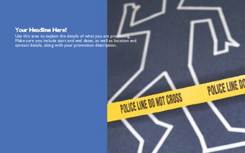 Under Investigation Full Colour Oversized Postcards