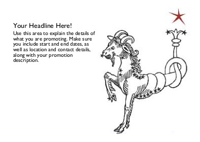 Capricorn Full Colour Standard Sized Postcards