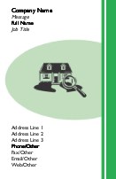House Search Full Colour Business Cards
