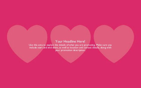 Hearts Aligned Full Colour Oversized Postcards