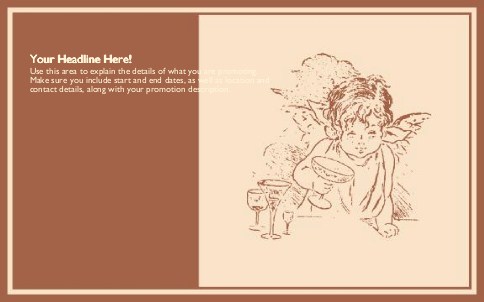 Baby Angel Full Colour Oversized Postcards