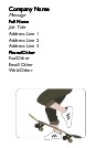 Skateboarding Full Colour Business Cards