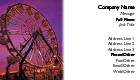 Big Wheel at the Fair Recycled Business Cards
