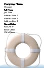 Lifesaver Buoy Full Colour Business Cards