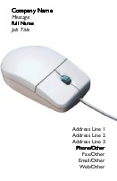 Computer Mouse Full Colour Business Cards