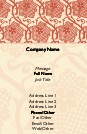 Lacy Flower Full Colour Business Cards