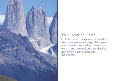 Majestic Mountains Full Colour Standard Sized Postcards