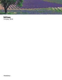 Field of Purple Flowers Compact Note Pads