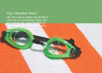 Green Goggles Full Colour Standard Sized Postcards
