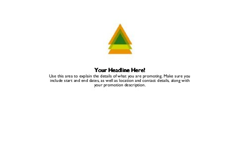 Stacked Triangles Full Colour Oversized Postcards