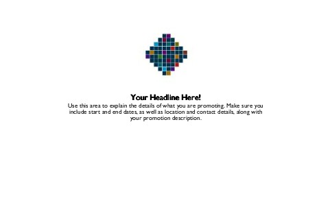 Multicolour Matrix Full Colour Oversized Postcards